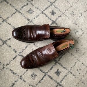 Donald J Pliner slip on wing tip men’s size 9.5